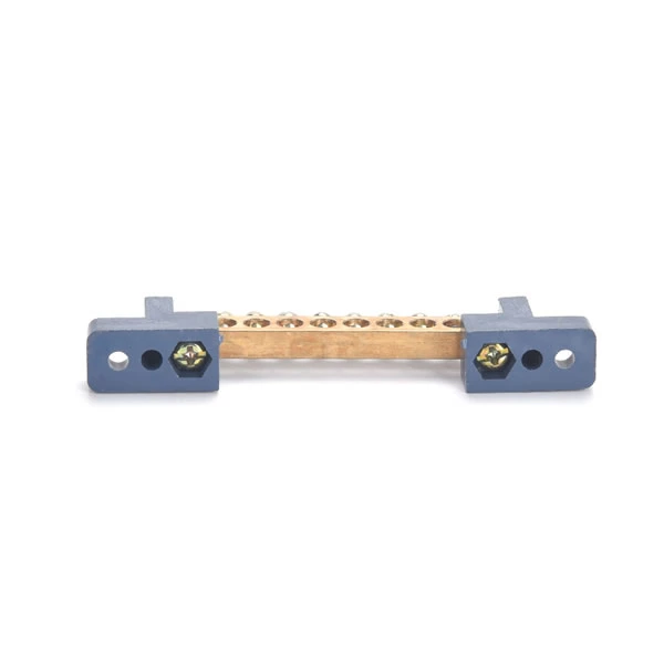 Brass Conductor Screw Busbar Terminal Block with Holder