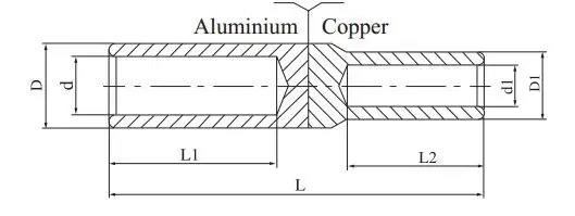 Gtl Series Pin Type Cu-Al Cable Terminal Lugs