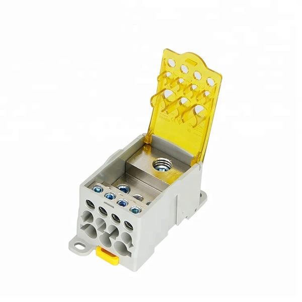 UKK 250A Din Rail Screw Distribution Block Power Supply