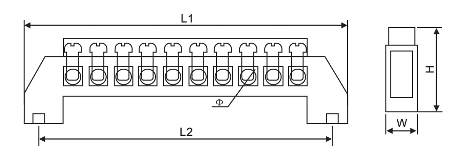 12-way terminal block