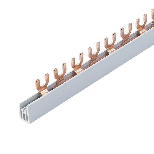 Terminal Block Copper Connector Electric Fork U Type Plastic Busbar