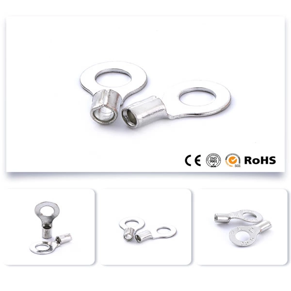 Standard Ce Ring Wire Joint Electrical Bare Non-Insulated Cable Lug Terminals