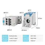 Ukk 160A Screw Wire Distribution Power Terminal Block Rail Mounted