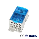 Ukk 400A 35 mm DIN Rail Wiring Distribution Block Junction Box