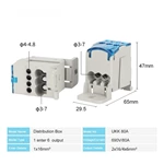 Unipolar Modular Panel Power Screw Cage Distribution Terminal Block