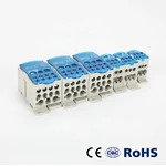 Ukk 400A 35 mm DIN Rail Wiring Distribution Block Junction Box