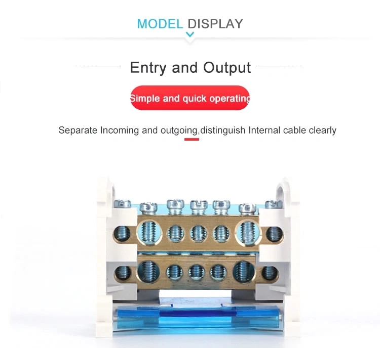 GP 207 Modular Screw Connection Distribution Block DIN