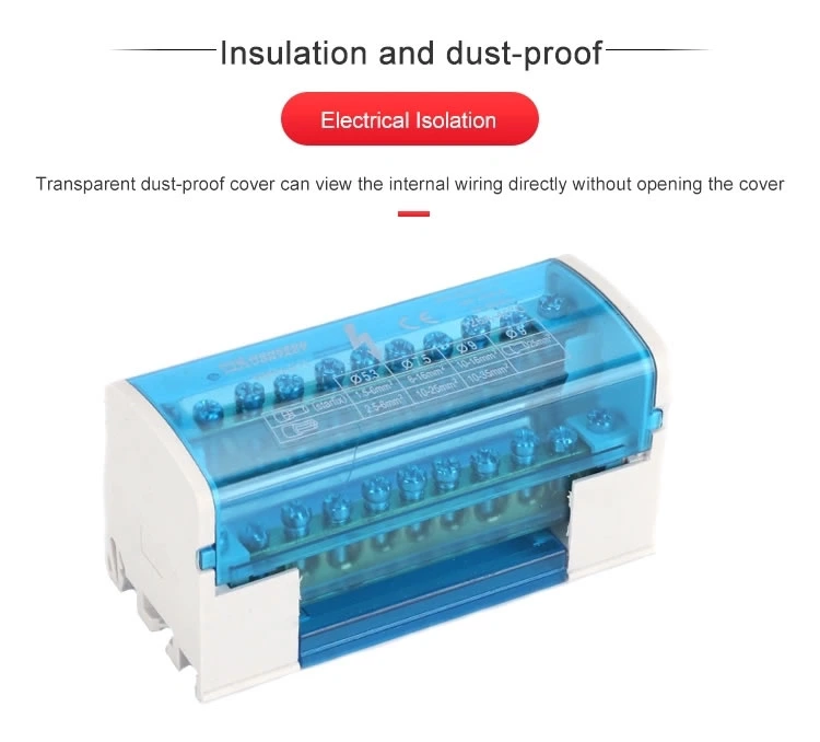 GP 211 Installation 35mm DIN Rail Terminal Block Power Distribution