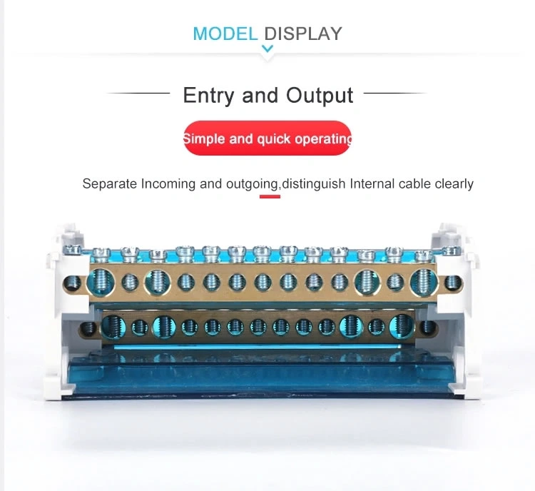 GP 415 Power Distribution Terminal Block Fiber with Dust-Proof Cover